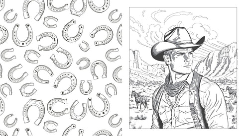 AMERICAN WEST COLORING BOOK: COLOR LIFE ON THE FRONTIER - CHARTWELL BOOKS